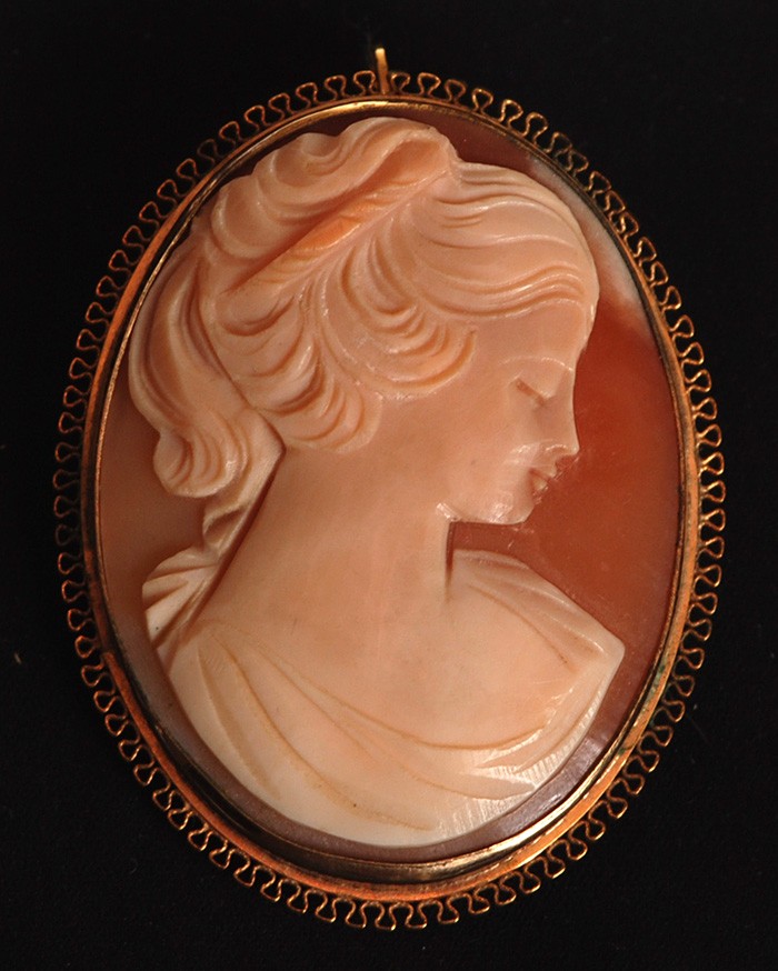 12k gold filled Cameo
