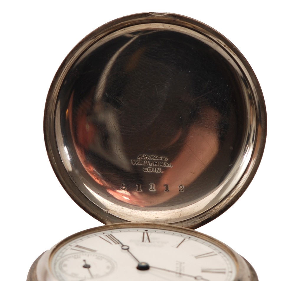 Waltham 7J 6s Model 1889 Coin Silver Hunting Case Pocket Watch